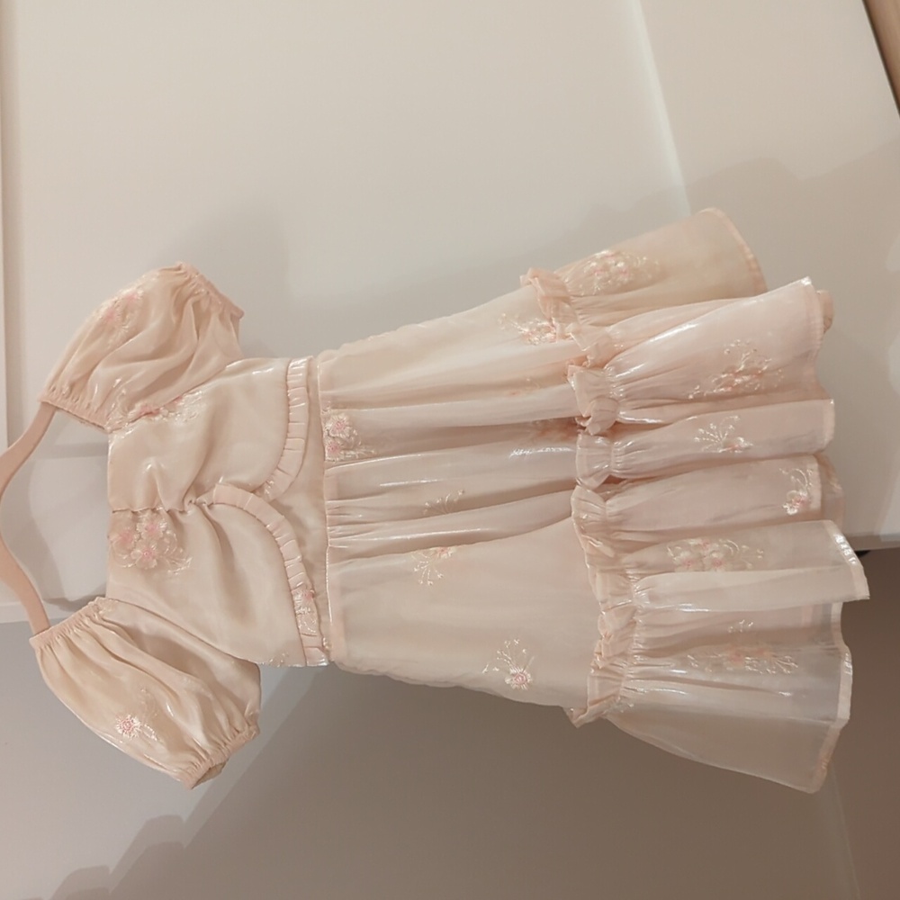 Ivy City Co Cream Formal Kids Dress 2T